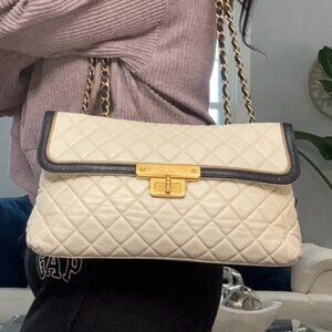 Chanel Vintage White Flap Bag